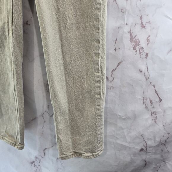 Abercrombie & Fitch Jeans Womens 0 25 Brown Curve 90s Straight Ultra High Rise - Picture 4 of 11